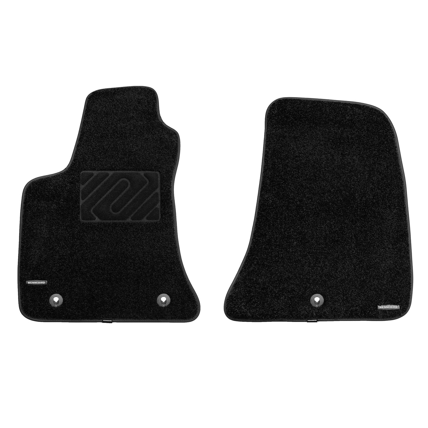 WENNEBIRD Superior Carpet Floor Mats for 2011-2023 Dodge Charger (Only for RWD), 0.6 Inch Thickness Rugs