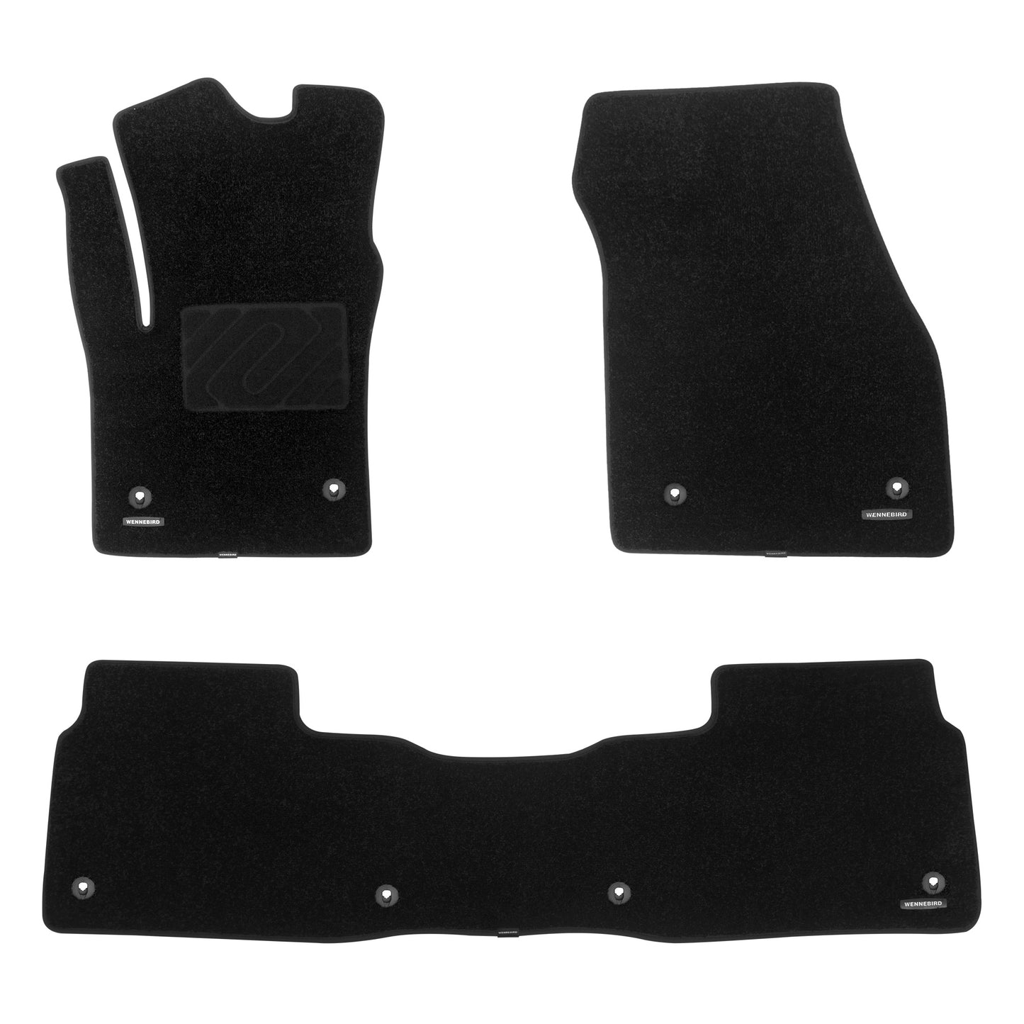 WENNEBIRD Superior Carpet Floor Mats for 2020-2025 Land Rover Discovery Sport, 0.5 Inch Thickness Rugs