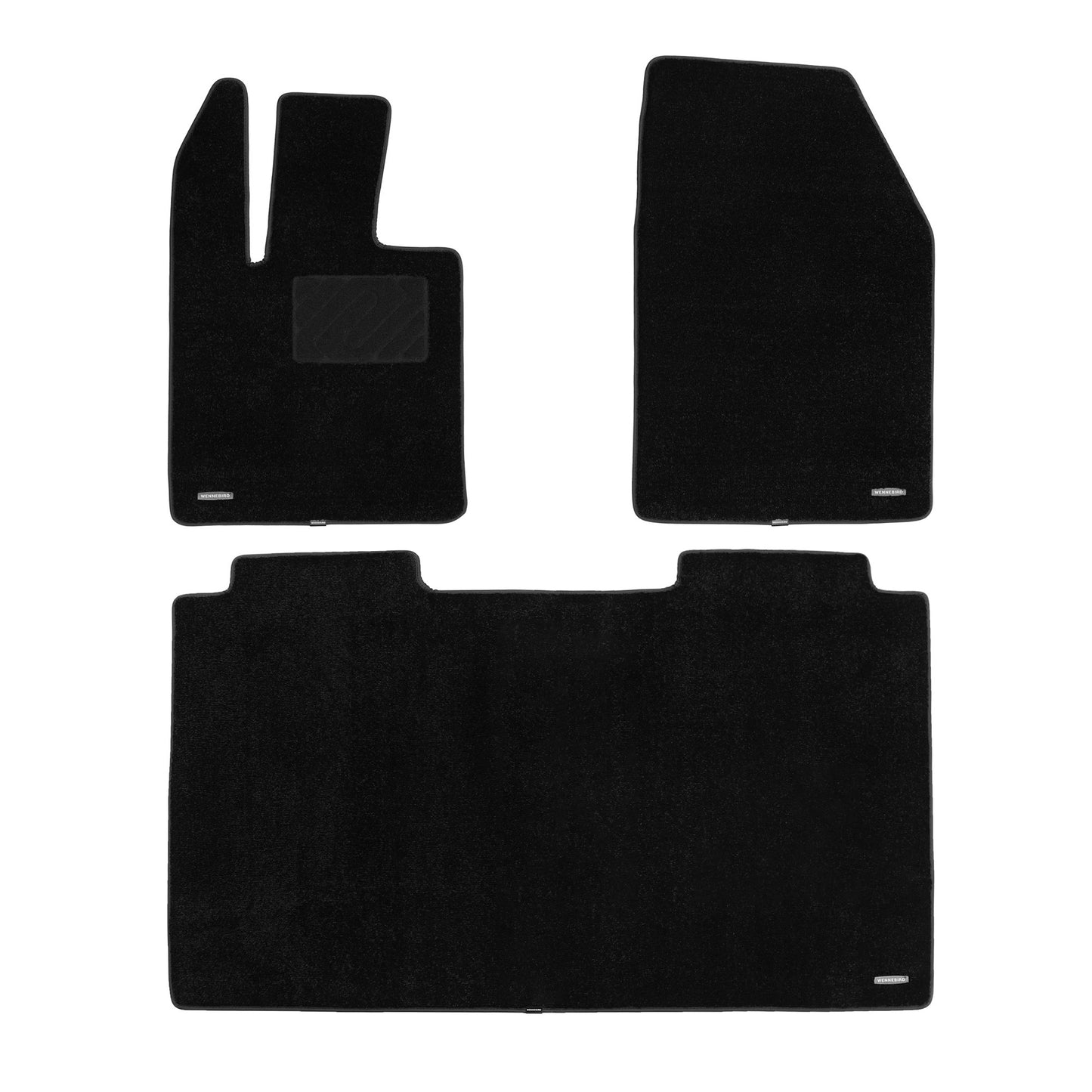 WENNEBIRD Superior Carpet Floor Mats for 2024-2025 Tesla Cybertruck, 0.6 Inch Thickness Rugs