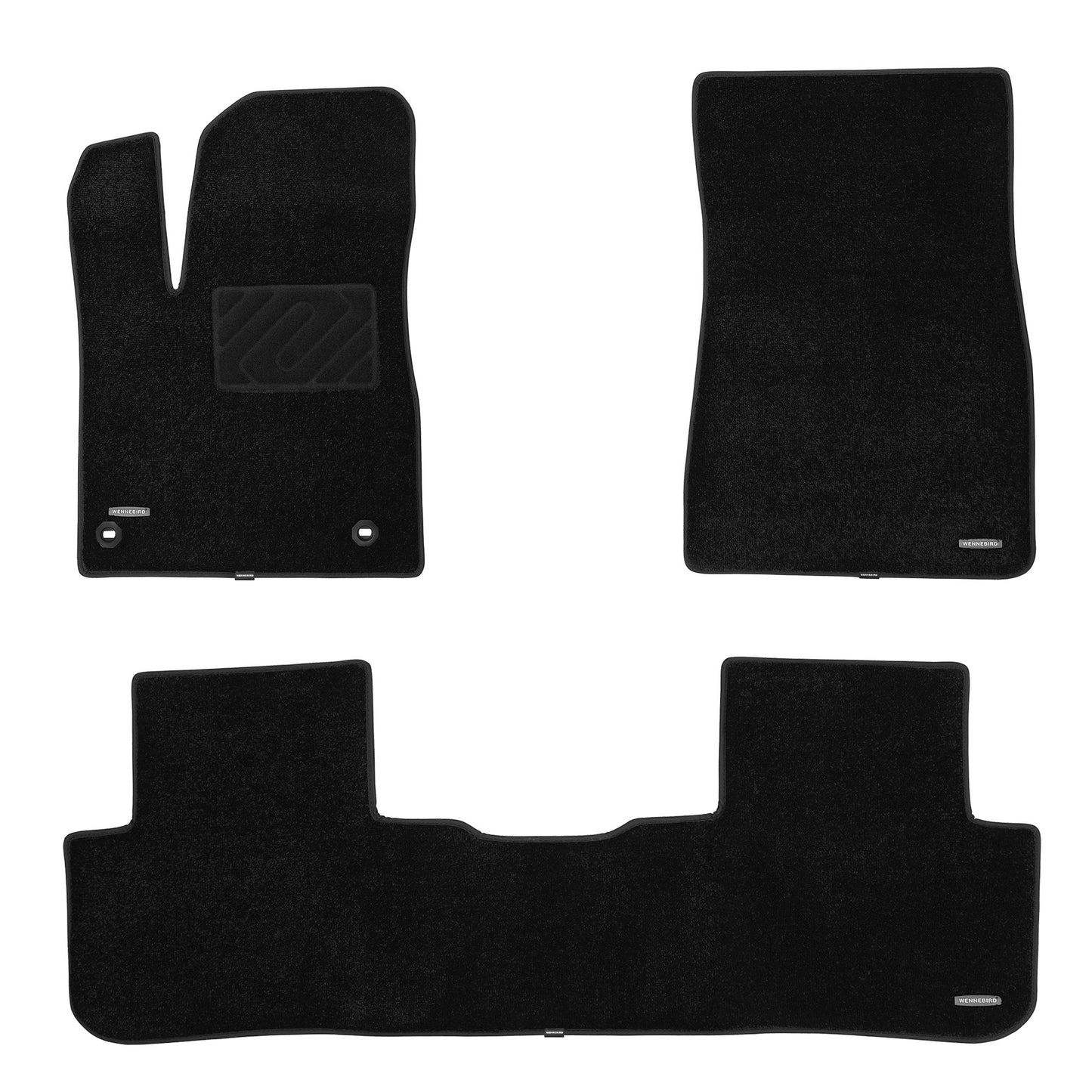 WENNEBIRD Superior Carpet Floor Mats for 2014-2025 Toyota Highlander 5 Seater 7 Seater (XU40, XU70), 0.5 Inch Thickness Rugs