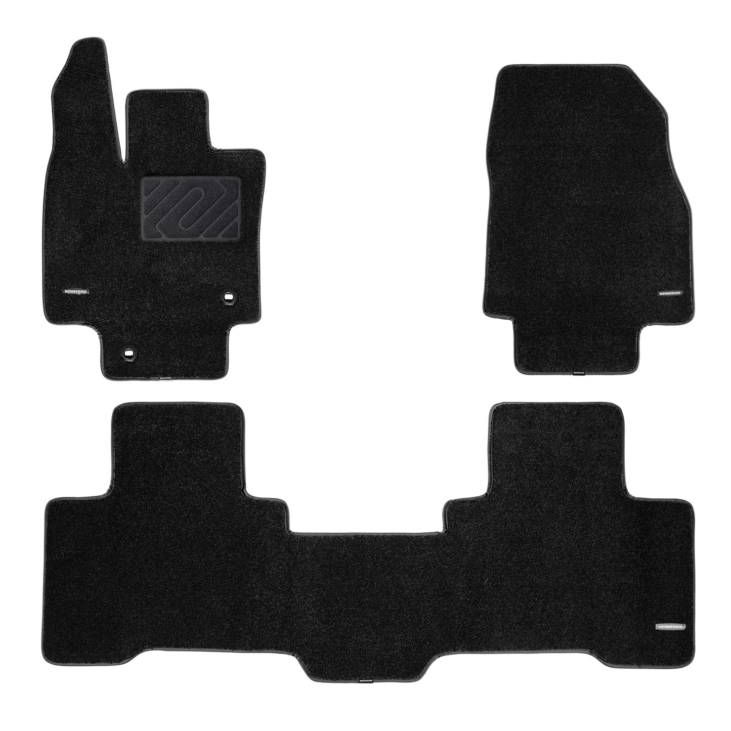 WENNEBIRD Superior Carpet Floor Mats for 2014-2025 Toyota Highlander 5 Seater 7 Seater (XU40, XU70), 0.5 Inch Thickness Rugs