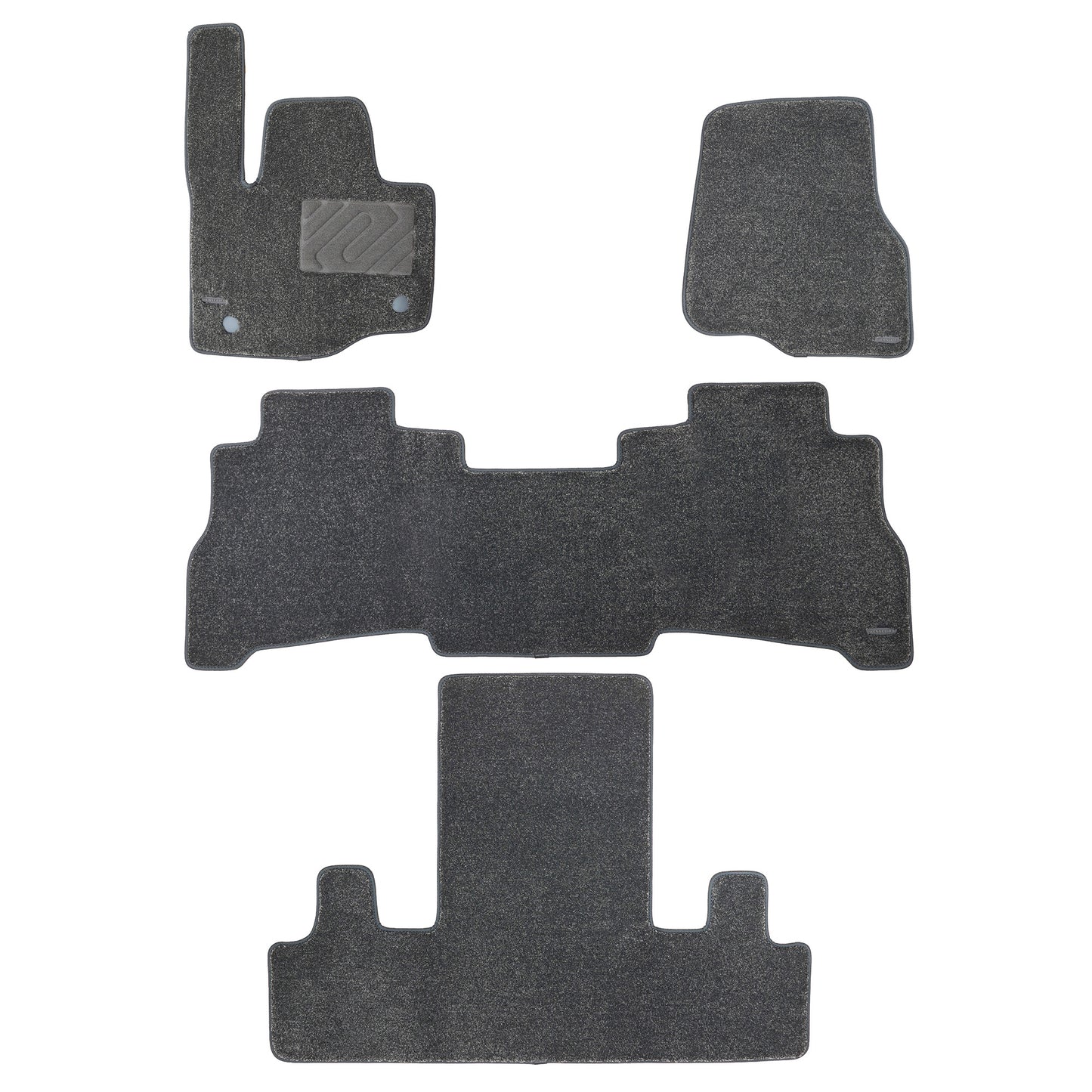 Carpet Floor Mats for 2018-2024 Ford Expedition / Expedition MAX, 0.6-Inch Ultra-Thick