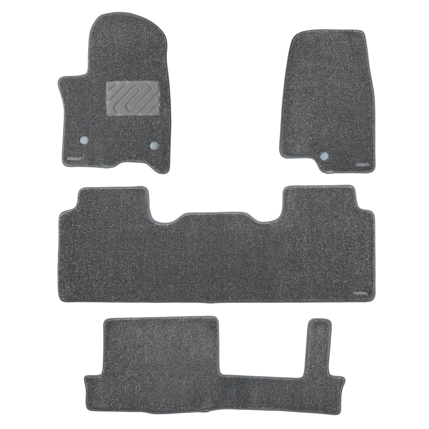 Carpet Front Row Floor Mats for 2021-2026 Chevrolet Tahoe, 0.6-Inch Ultra-Thick