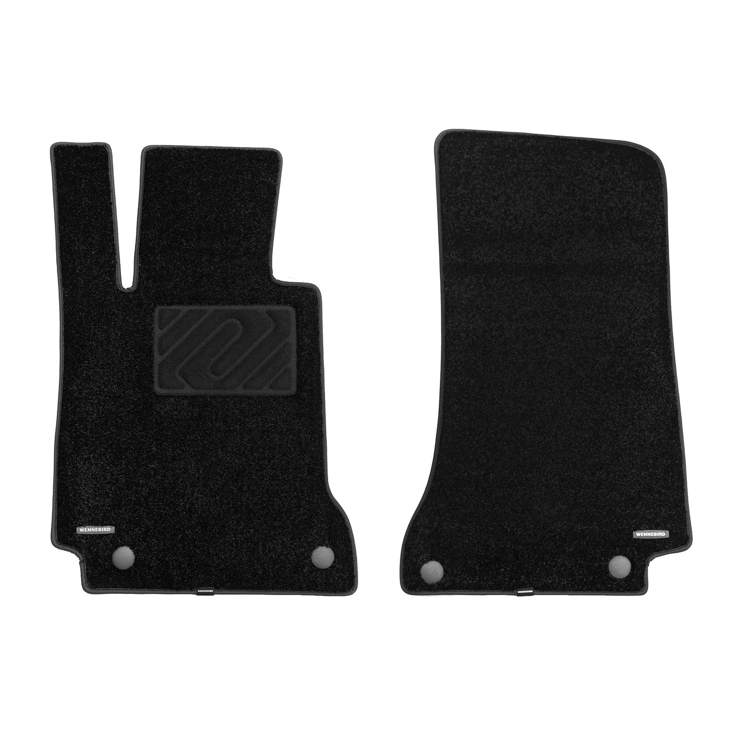 WENNEBIRD Superior Carpet Floor Mats for 2015-2021 Mercedes-Benz C-Class Coupe (C204 / C205), 0.6 Inch Thickness Rugs