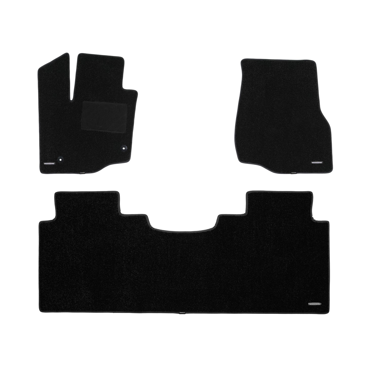 WENNEBIRD Superior Carpet Floor Mats for 2015-2025 Ford F-150 SuperCrew Cab, 0.5-Inch Ultra-Thick