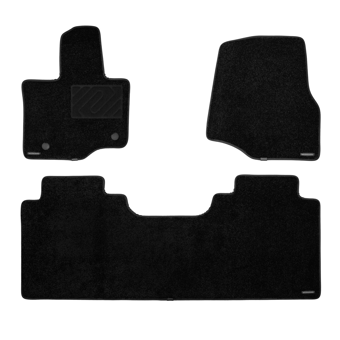 Carpet Floor Mats for 2017-2026 Ford Super Duty F-250/F-350/F-450 Crew Cab, 0.6-Inch Ultra-Thick