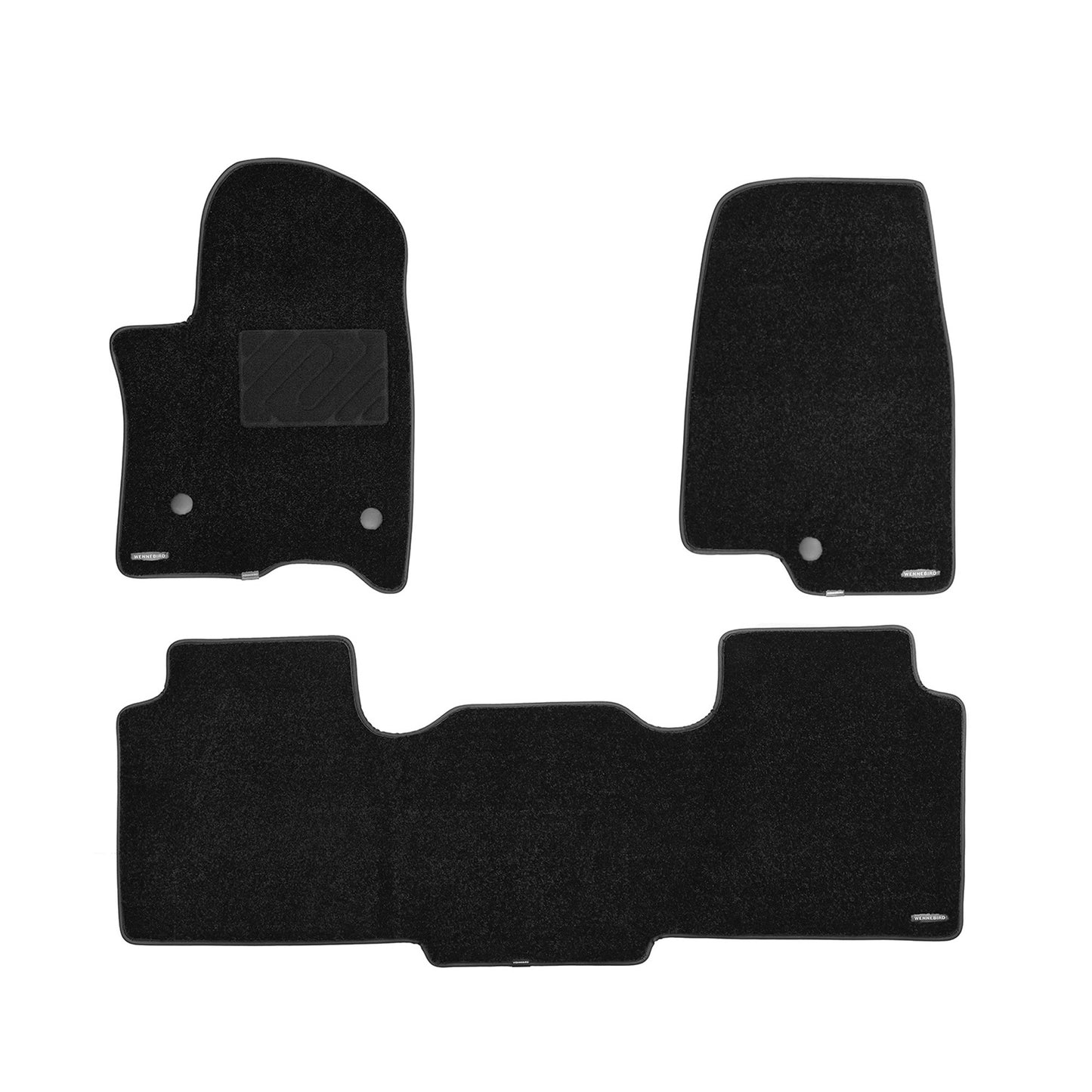 WENNEBIRD Superior Carpet Floor Mats for 2021-2025 GMC Yukon / Yukon XL, 0.6 Inch Thickness Rugs