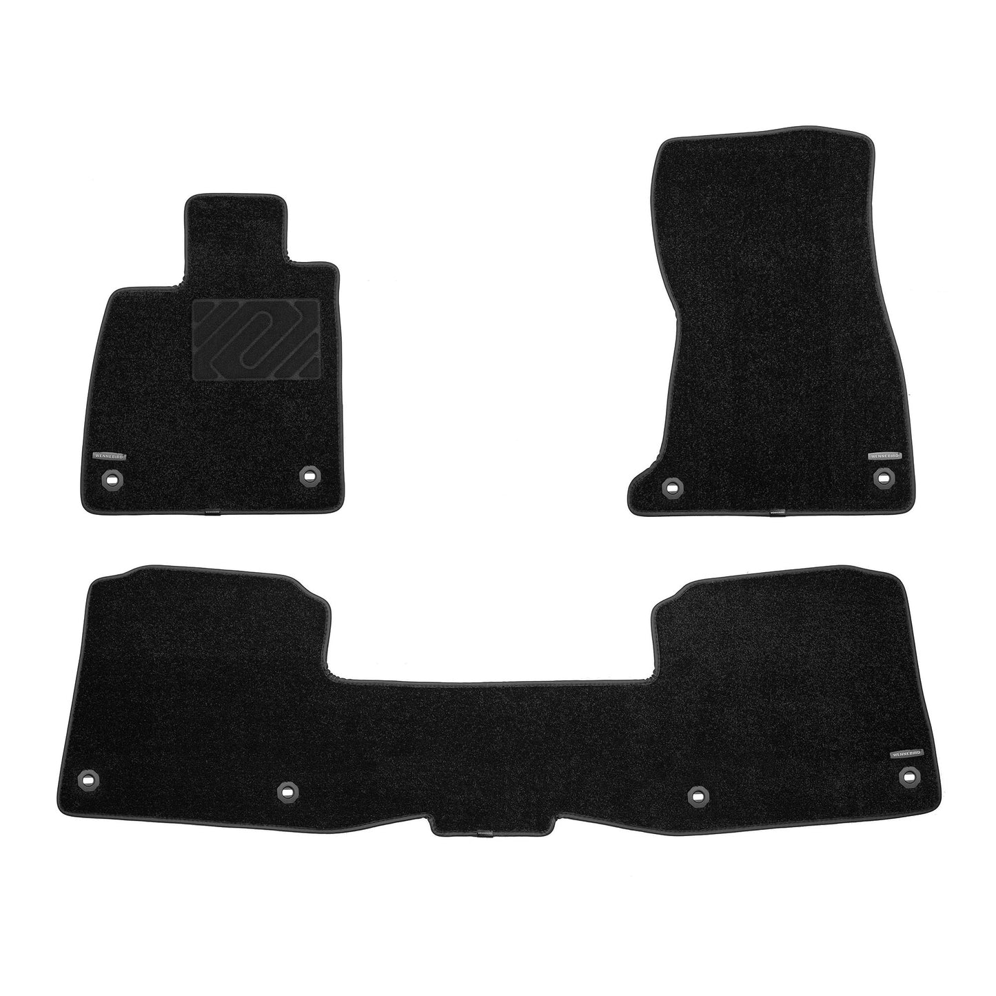 WENNEBIRD Superior Carpet Floor Mats for 2018-2025 Lexus LS RWD (Not for Hybird), 0.6 Inch Thickness Rugs