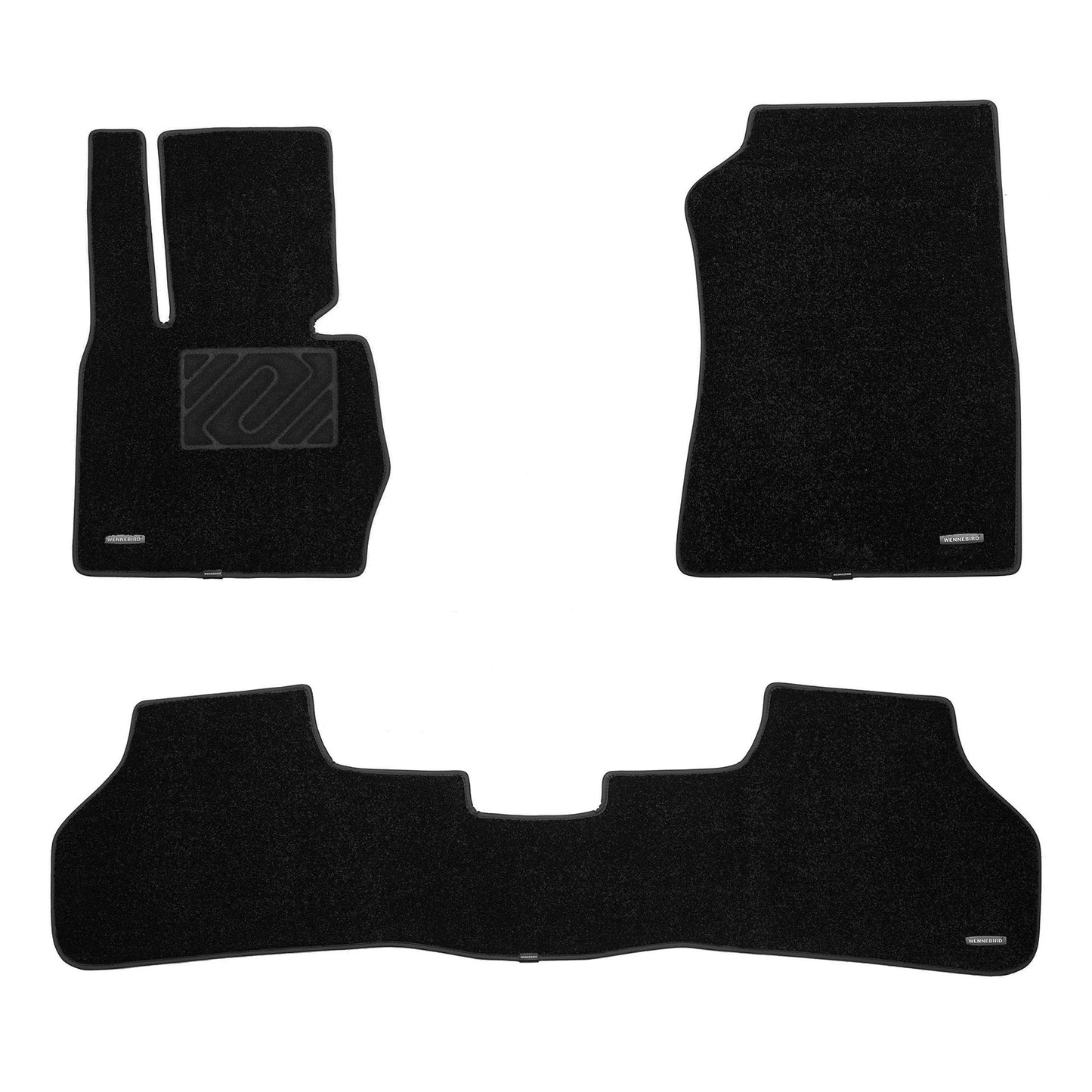 WENNEBIRD Superior Carpet Floor Mats for 2011-2024 BMW X3, X3M (F25,G01,F97) / X4, X4M (F26,G02,F98), 0.6 Inch Thickness Rugs