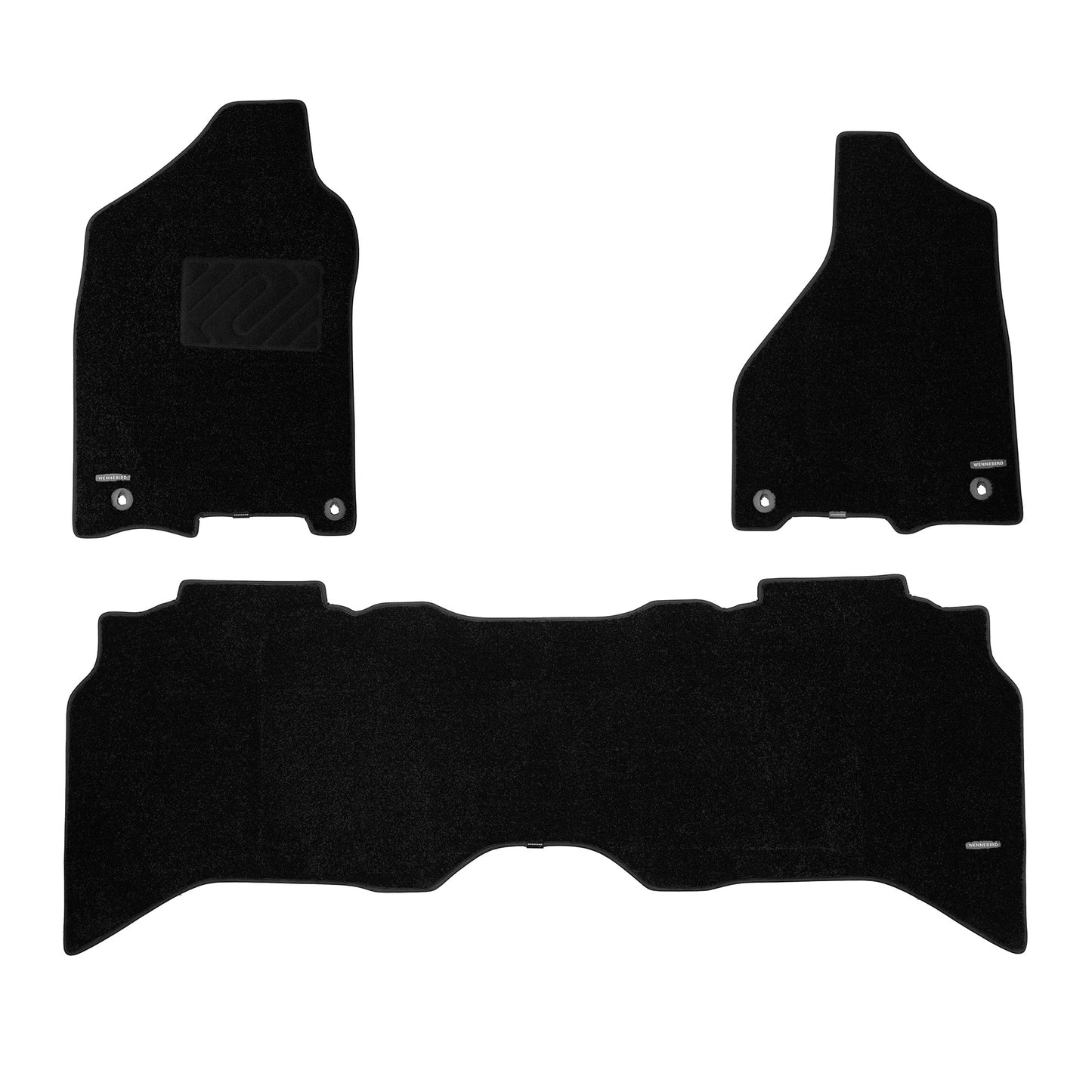 WENNEBIRD Superior Carpet Floor Mats for 2013-2018 Dodge Ram 1500 Crew Cab, 0.6-Inch Ultra-Thick
