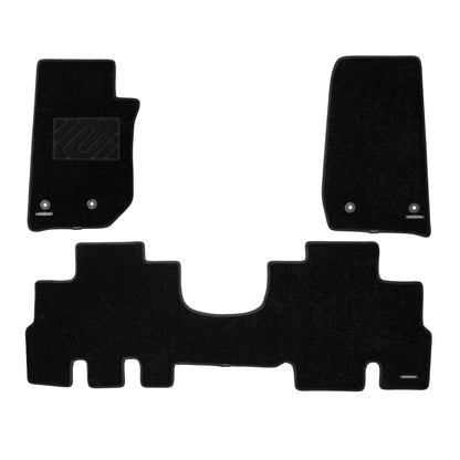 Carpet Floor Mats for 2014-2026 Jeep Wrangler Unlimited 4-Door / Jeep Wrangler 4XE, 0.6-Inch Ultra-Thick