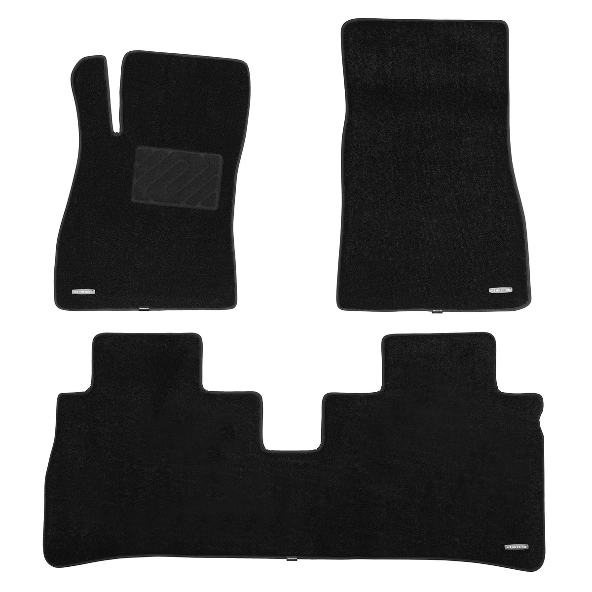 Soillar Black Carpeted Floor Mats For 2013-2019 Nissan Sentra – Front & Rear Set Of 4 + 1 Extra, OEM Fit