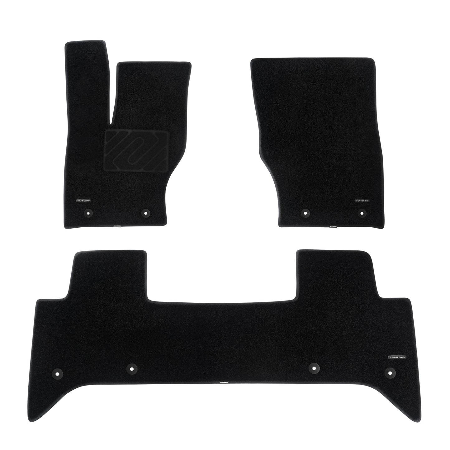 WENNEBIRD Superior Carpet Floor Mats for 2014-2025 Land Rover Range Rover Sport, 0.5 Inch Thickness Rugs