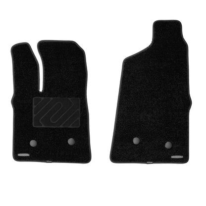 WENNEBIRD Superior Carpet Front Row Floor Mats for 2015-2025 Ford Transit (Excludes Transit Connect), 0.6-Inch Ultra-Thick