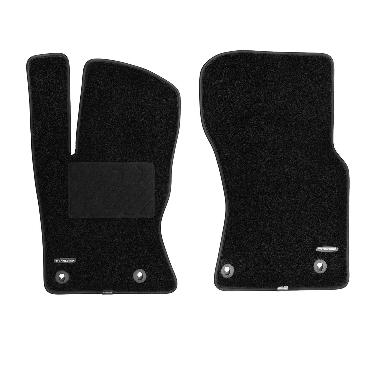 WENNEBIRD Superior Carpet Floor Mats for 2017-2025 Land Rover Range Rover Velar / Jaguar F-Pace, 0.6 Inch Thickness Rugs