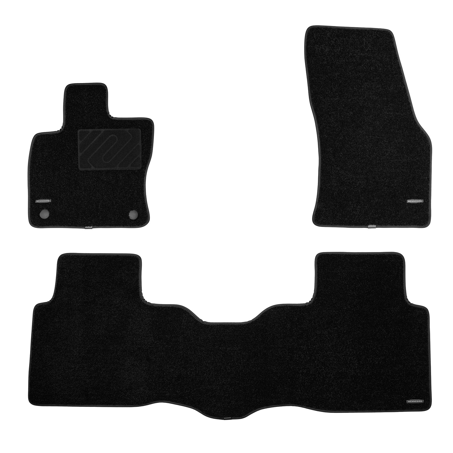 Carpet Floor Mats for 2018-2024 Volkswagen Tiguan, 0.6-Inch Ultra-Thick