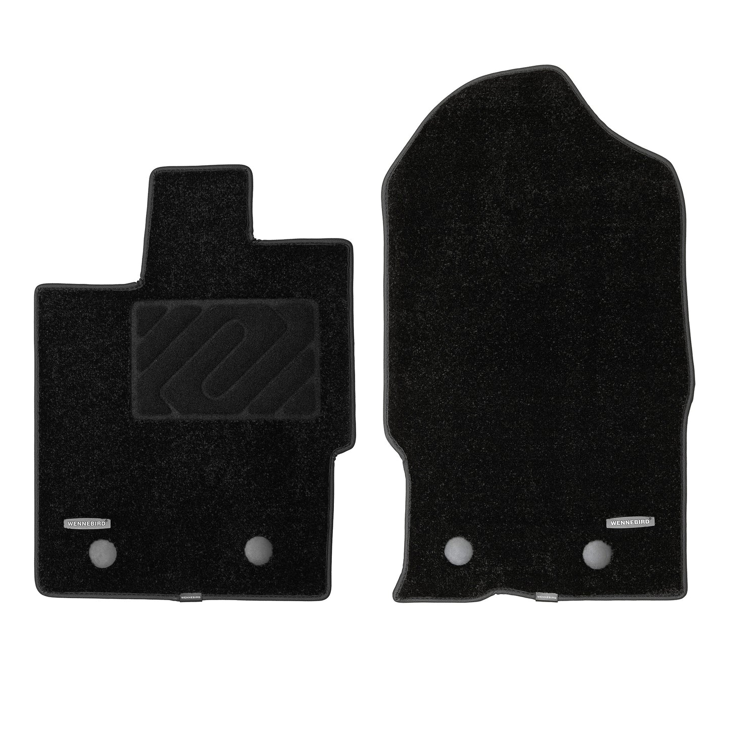 Carpet Floor Mats for 2019-2026 Ford Ranger SuperCrew, 0.6-Inch Ultra-Thick