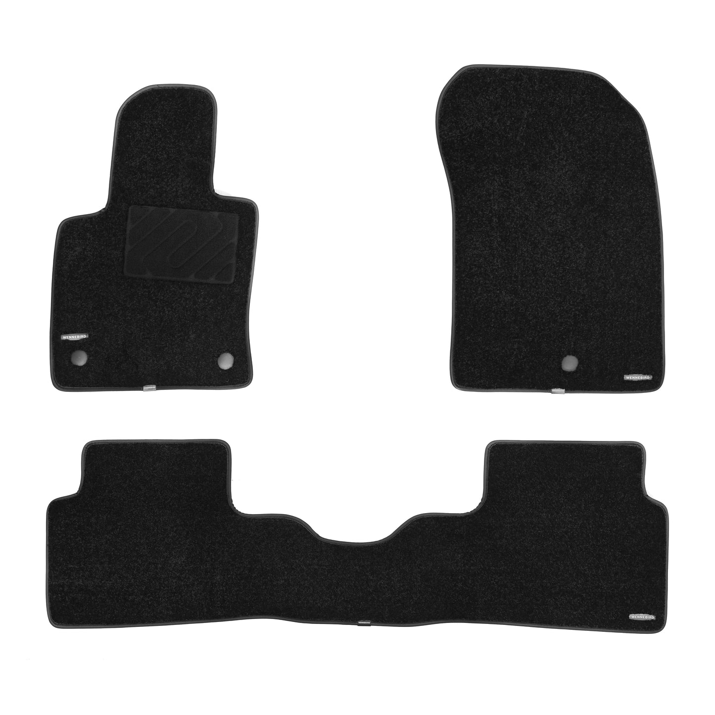 WENNEBIRD Superior Carpet Floor Mats for 2015-2025 Ford Explorer 7 Seater,  0.6 Inch Thickness Rugs