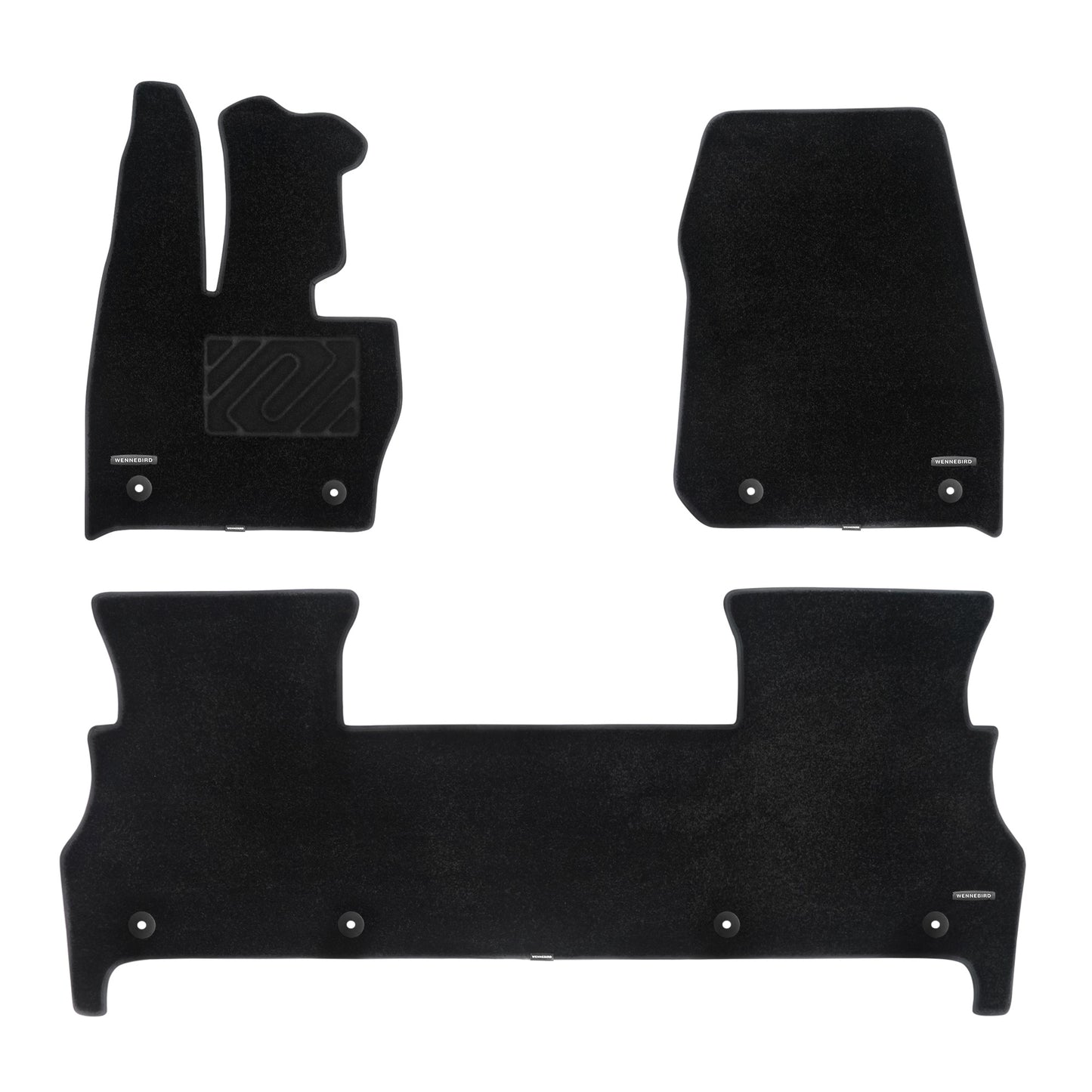 WENNEBIRD Superior Carpet Floor Mats for 2014-2025 Land Rover Range Rover Sport, 0.5 Inch Thickness Rugs