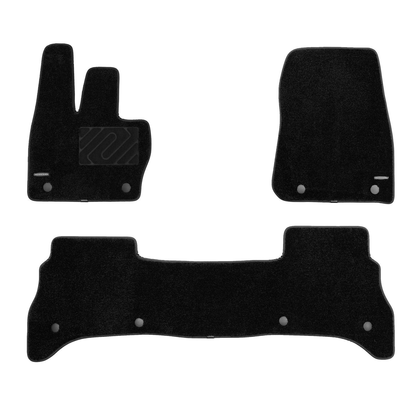 WENNEBIRD Superior Carpet Floor Mats for 2014-2025 Land Rover Range Rover Sport, 0.5 Inch Thickness Rugs