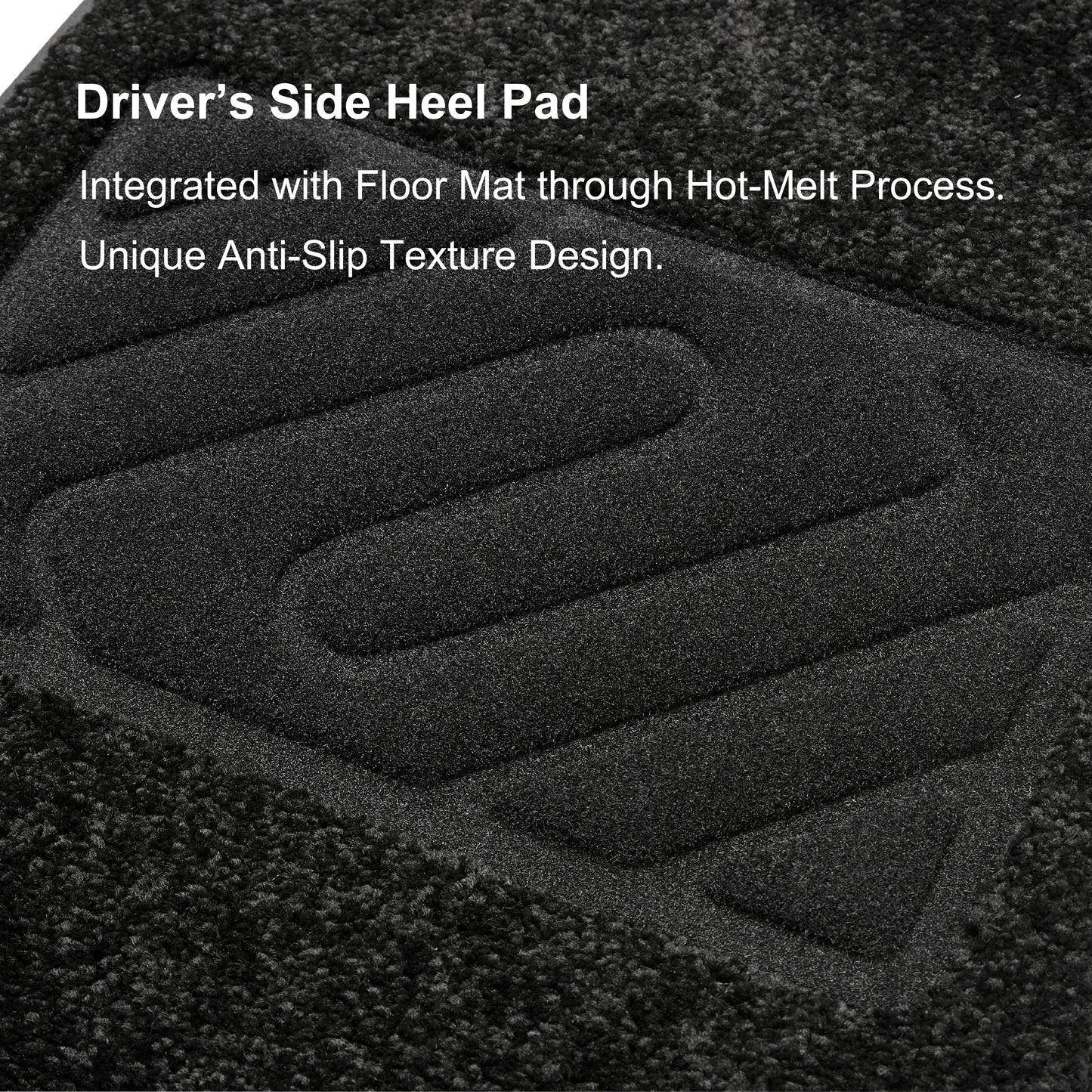 WENNEBIRD Superior Carpet Front Row Floor Mat for 2014-2025 Ram ProMaster (Not for EV & City Models), 0.6-Inch Ultra-Thick