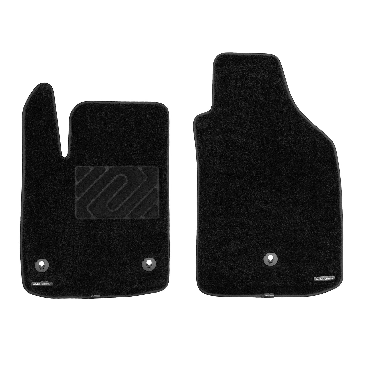 Carpet Floor Mats for 2011-2019 Fiat 500, 0.6-Inch Ultra-Thick