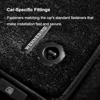 WENNEBIRD Superior Carpet Floor Mats for 2020-2025 Toyota Corolla, Corolla Hybrid (E210), 0.5 Inch Thickness Rugs