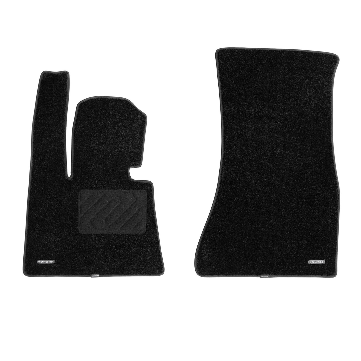 WENNEBIRD Superior Carpet Front Row Floor Mats for 2017-2025 BMW 530i, 540i, 550i (G30 / G60), 0.6 Inch Thickness Rugs