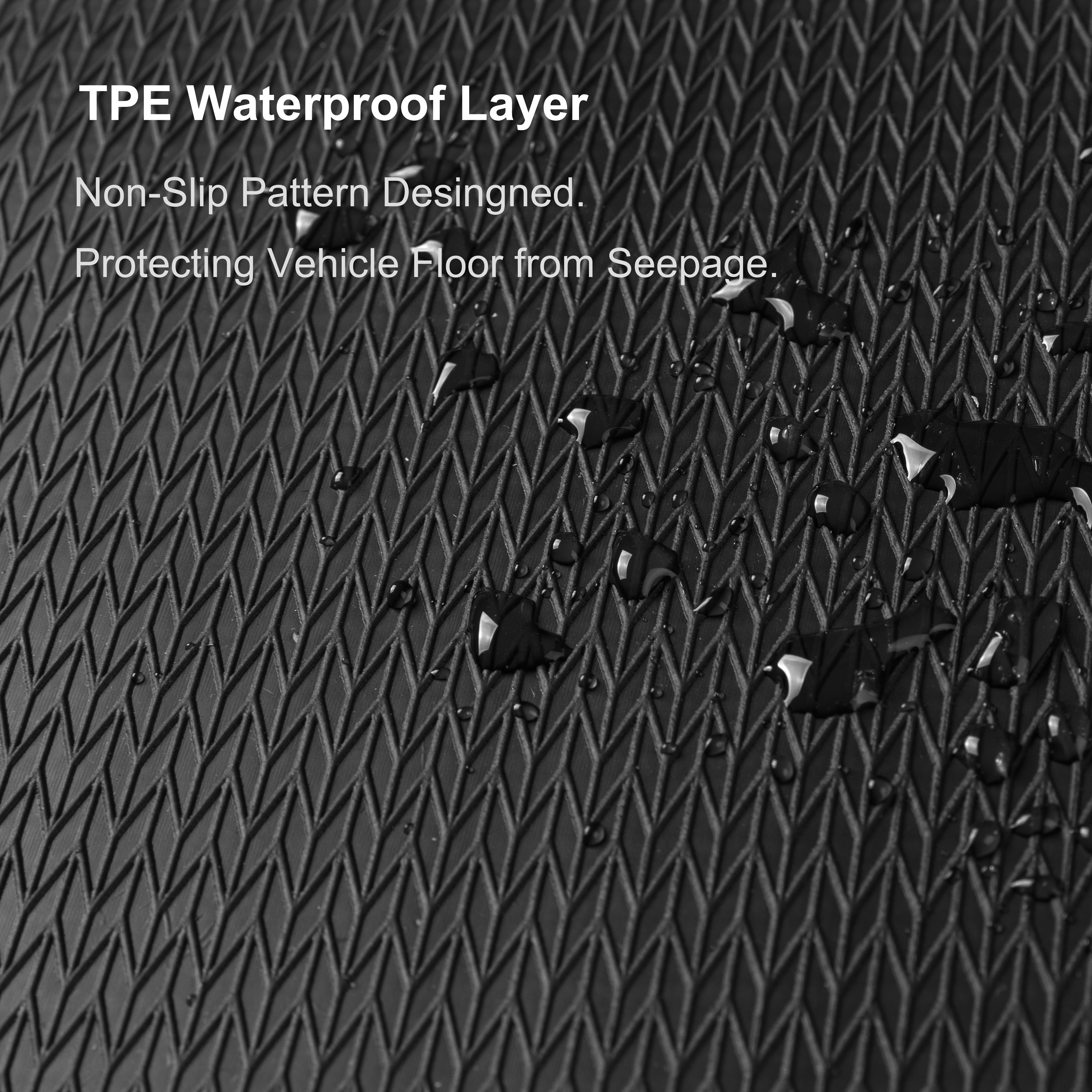 Waterproof Black Velour Floor Mats For Audi A5 S5 RS5 Sportback 2009-2016 – 4pcs