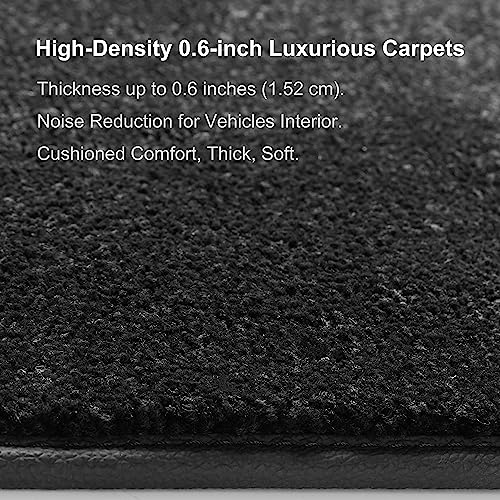 WENNEBIRD Superior Carpet Floor Mats for 2020-2025 Toyota Corolla, Corolla Hybrid (E210), 0.5 Inch Thickness Rugs