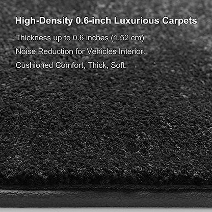 WENNEBIRD Superior Carpet Floor Mats for 2020-2025 Toyota Corolla, Corolla Hybrid (E210), 0.5 Inch Thickness Rugs