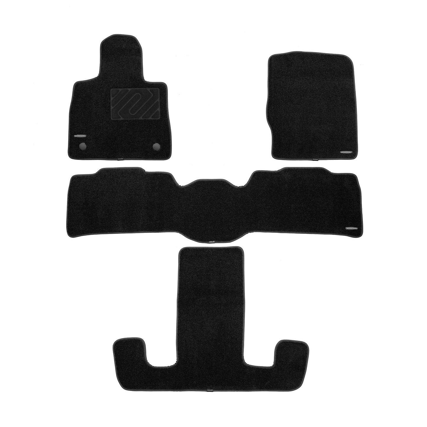 WENNEBIRD Superior Carpet Floor Mats for 2015-2025 Ford Explorer,  0.6 Inch Thickness Rugs