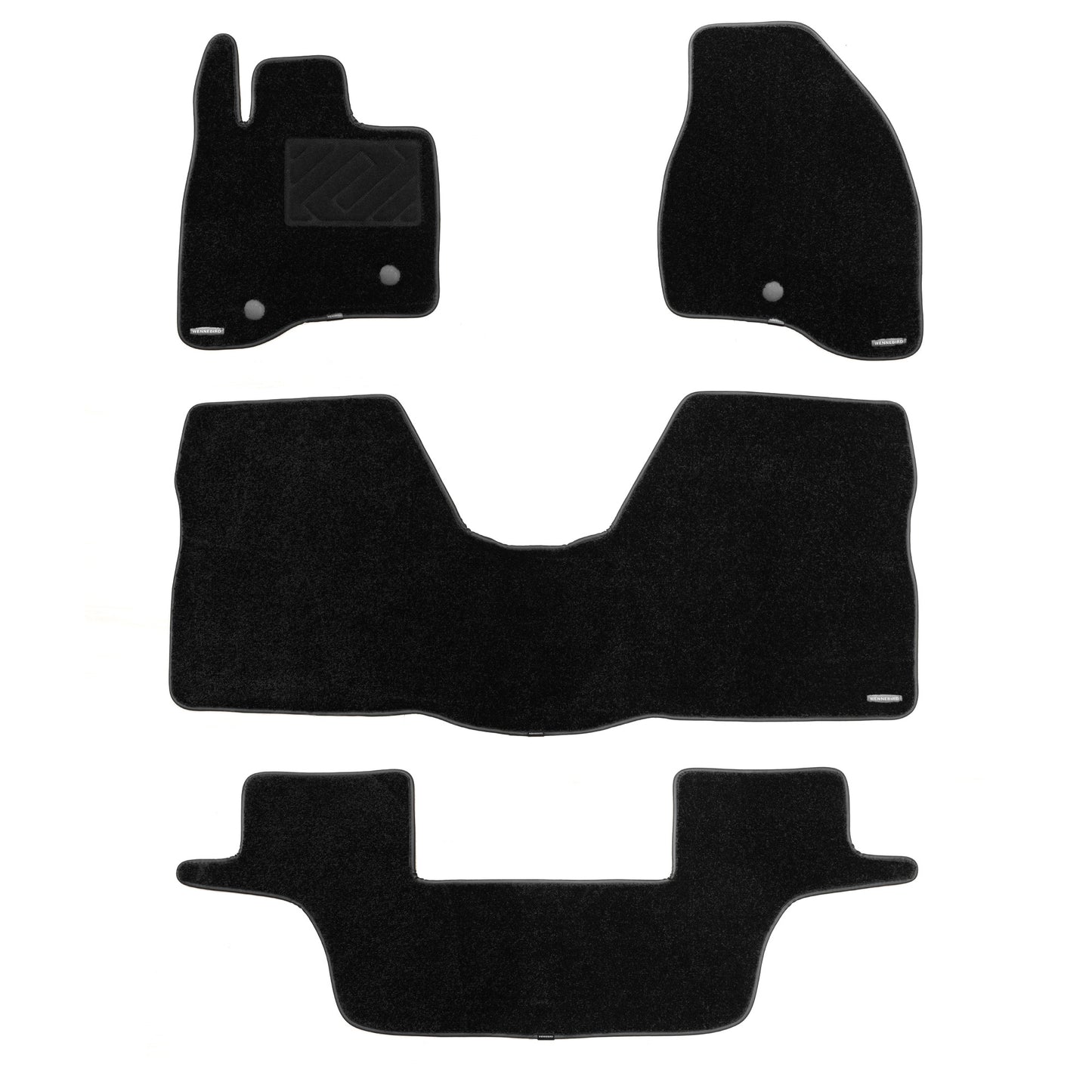 WENNEBIRD Superior Carpet Floor Mats for 2015-2025 Ford Explorer 7 Seater,  0.6 Inch Thickness Rugs