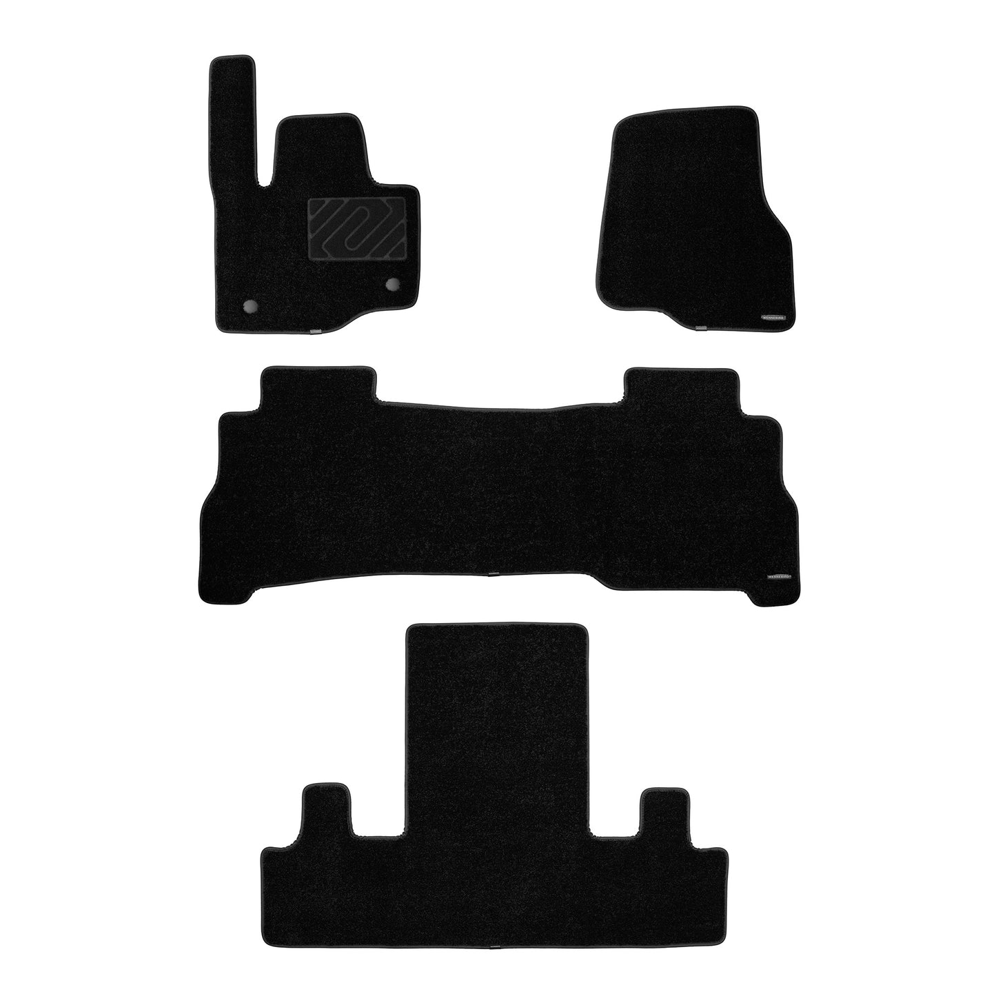 WENNEBIRD Superior Carpet Floor Mats for 2018-2024 Ford Expedition / Expedition MAX, 0.6-Inch Ultra-Thick