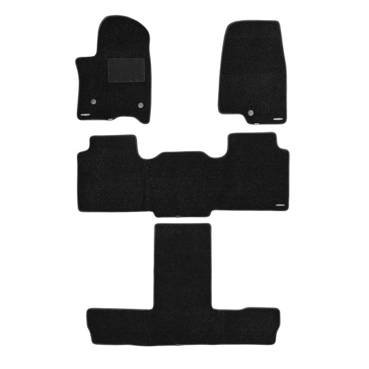 WENNEBIRD Superior Carpet Floor Mats for 2021-2025 Chevrolet Suburban/GMC Yukon XL 7 Seater, 0.6 Inch Thickness Rugs