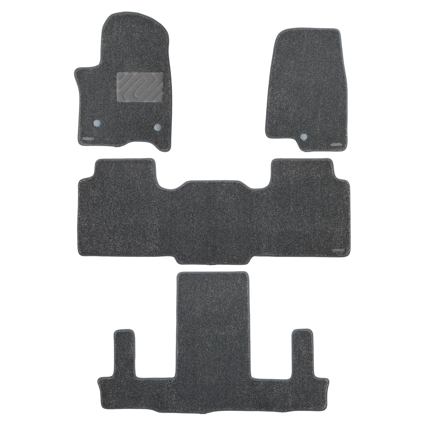 Carpet Front Row Floor Mats for 2021-2026 Chevrolet Tahoe, 0.6-Inch Ultra-Thick