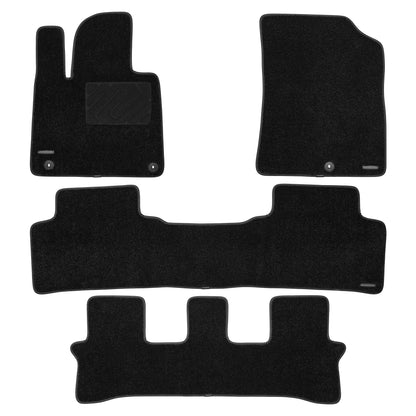 Carpet Floor Mats for 2021-2026 Kia Sorento, 0.6-Inch Ultra-Thick