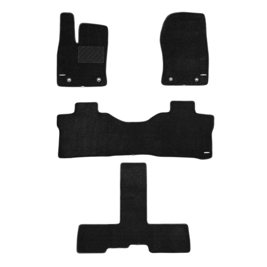 WENNEBIRD Superior Carpet Floor Mats for 2023-2025 Toyota Sequoia 7 Seater, 0.6 Inch Thickness Rugs