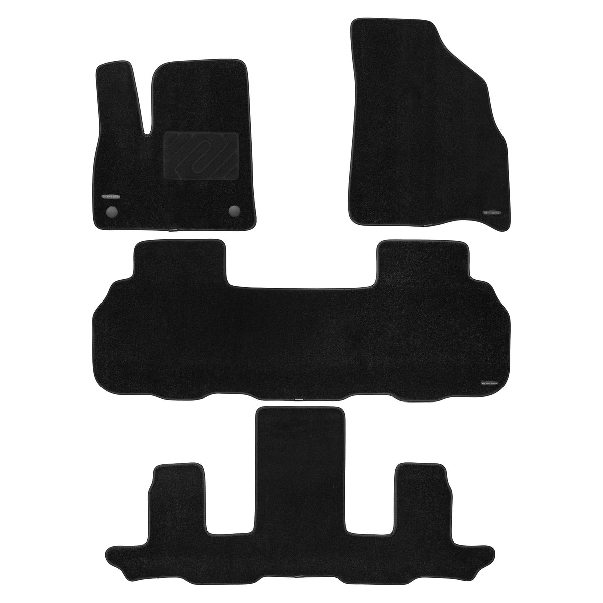 Carpet Floor Mats for 2025-2026 Buick Enclave, 0.6-Inch Ultra-Thick