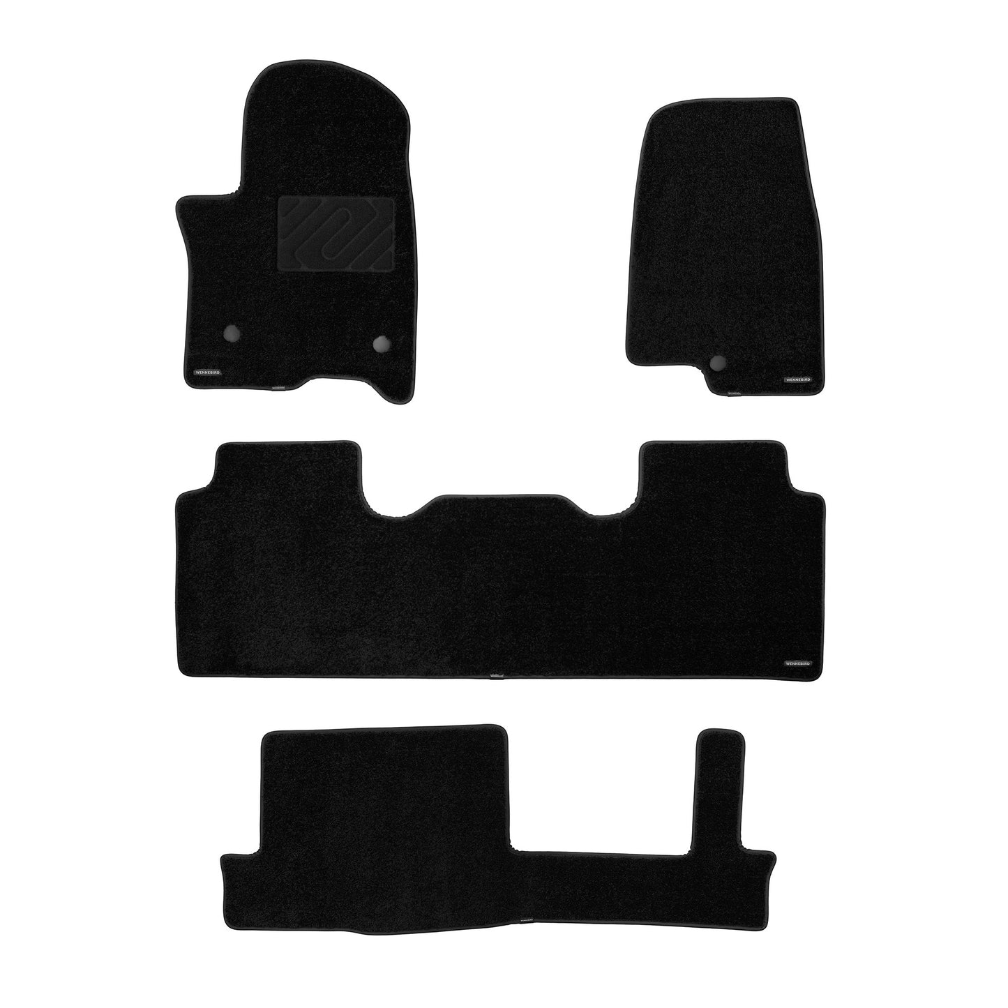 Carpet Front Row Floor Mats for 2021-2026 Chevrolet Tahoe, 0.6-Inch Ultra-Thick