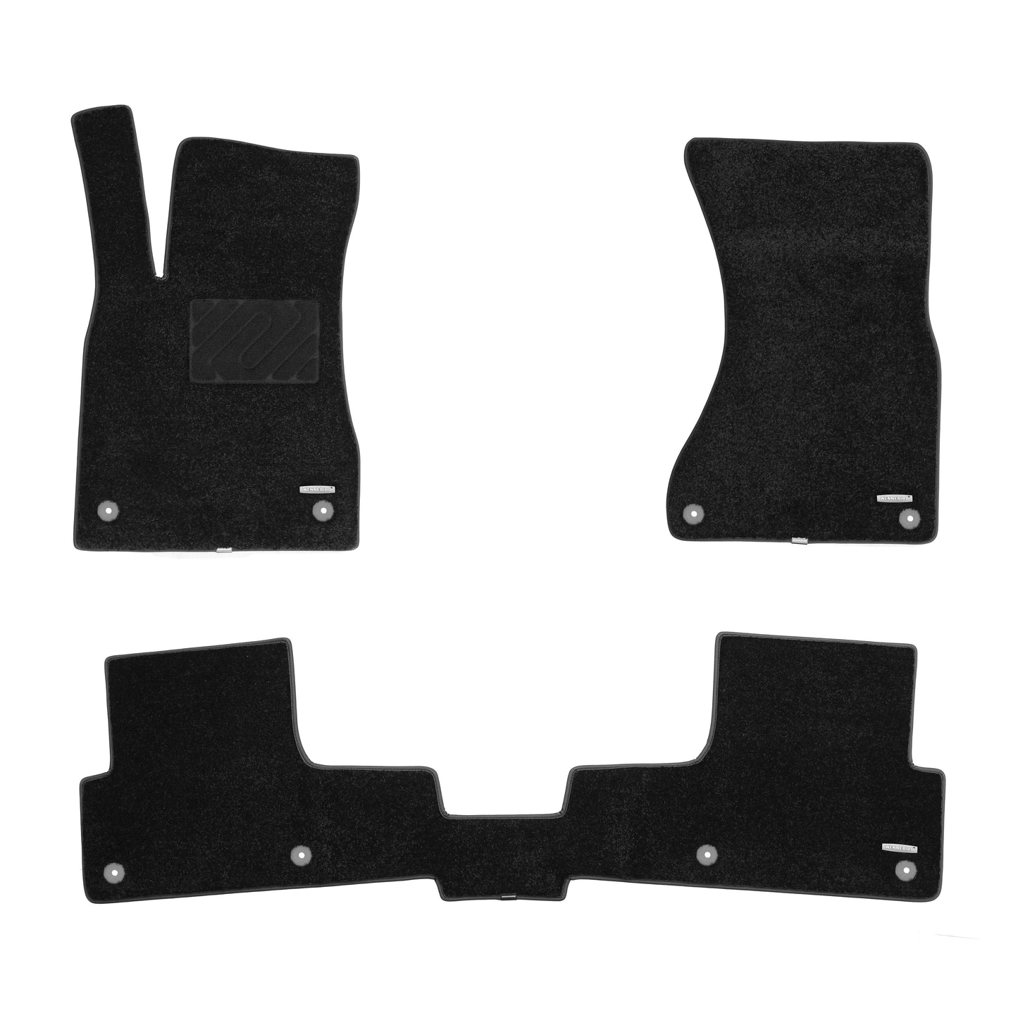 WENNEBIRD Superior Carpet Floor Mats for 2012-2025 Audi A6, A6 Allroad, A6 Avant, S6, RS6 (C7/C8), 0.5 Inch Thickness Rugs