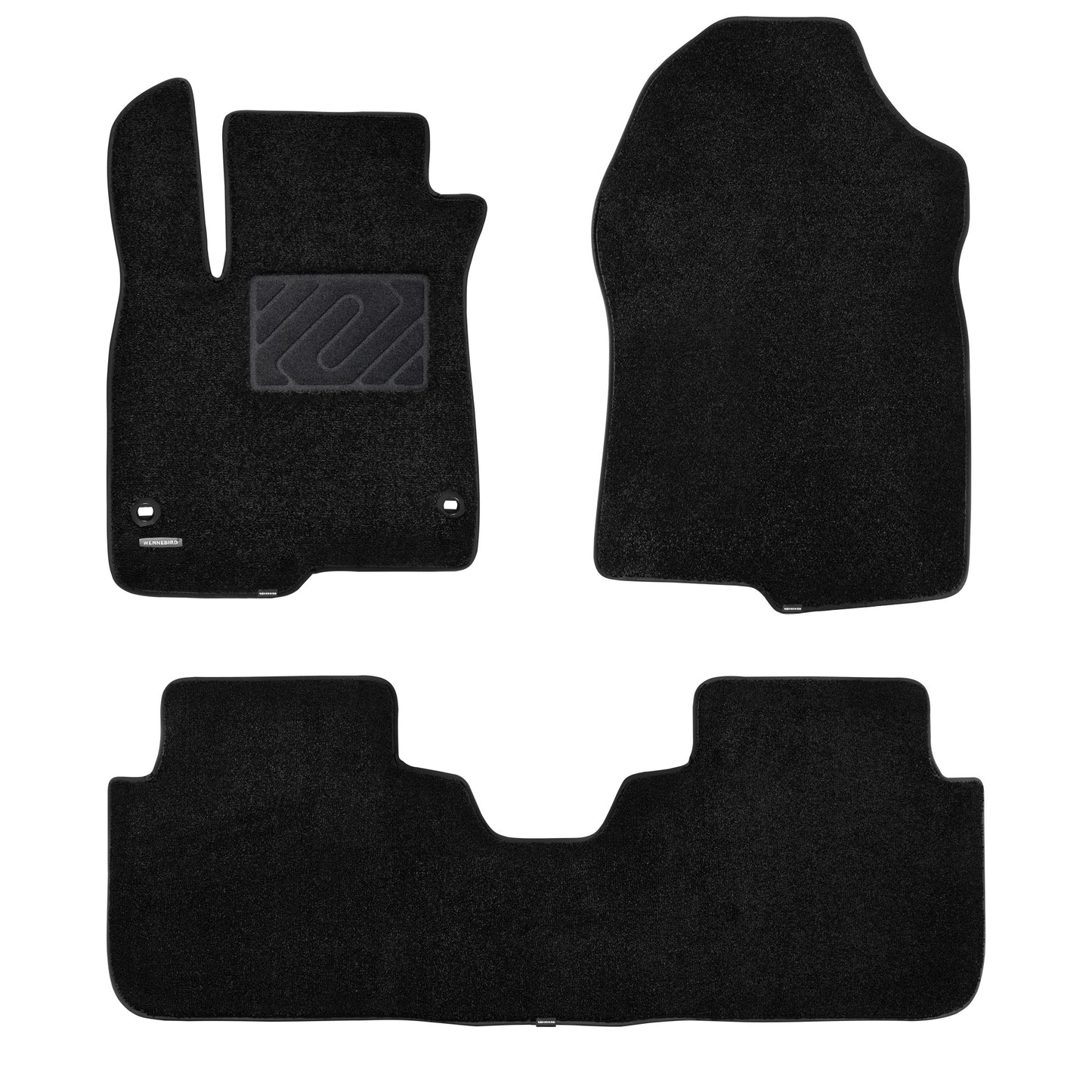 WENNEBIRD Superior Carpet Floor Mats for 2017-2025 Honda CR-V, CR-V Hybrid (5th Gen / 6th Gen), 0.5 Inch Thickness Rugs