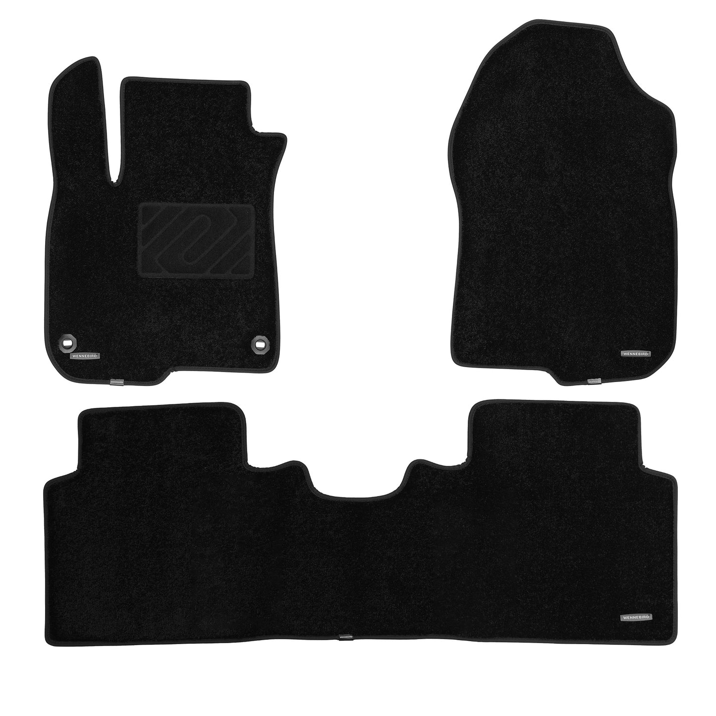 WENNEBIRD Superior Carpet Floor Mats for 2017-2025 Honda CR-V, CR-V Hybrid (5th Gen / 6th Gen), 0.5 Inch Thickness Rugs