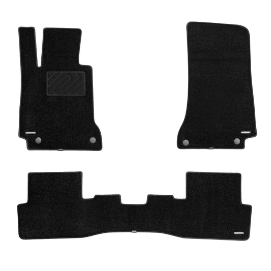WENNEBIRD Superior Carpet Floor Mats for 2015-2021 Mercedes-Benz C-Class Coupe (C204 / C205), 0.6 Inch Thickness Rugs