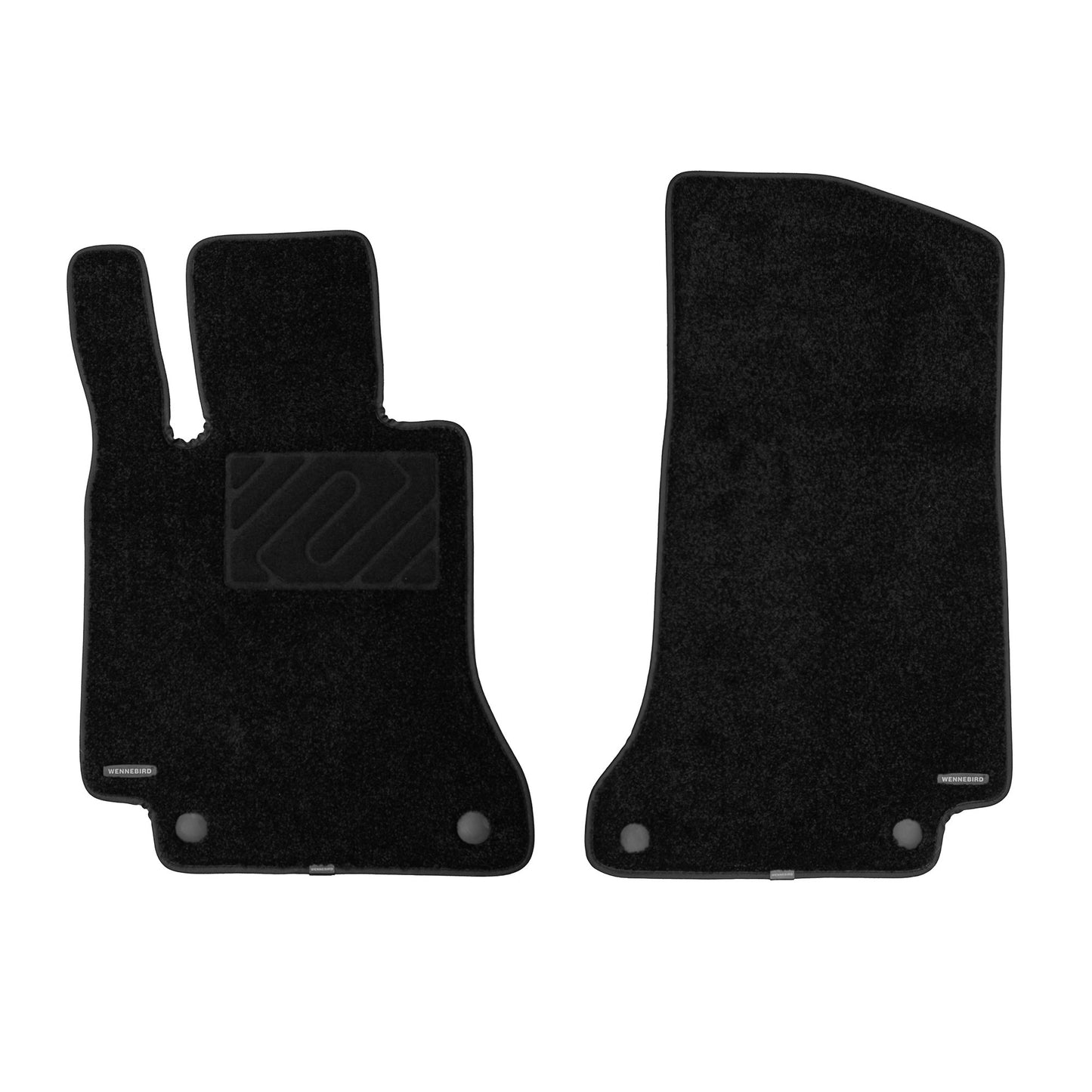 Carpet Floor Mats for 2008-2021 Mercedes-Benz C-Class Sedan (W204)/(W205), 0.5-Inch Ultra-Thick