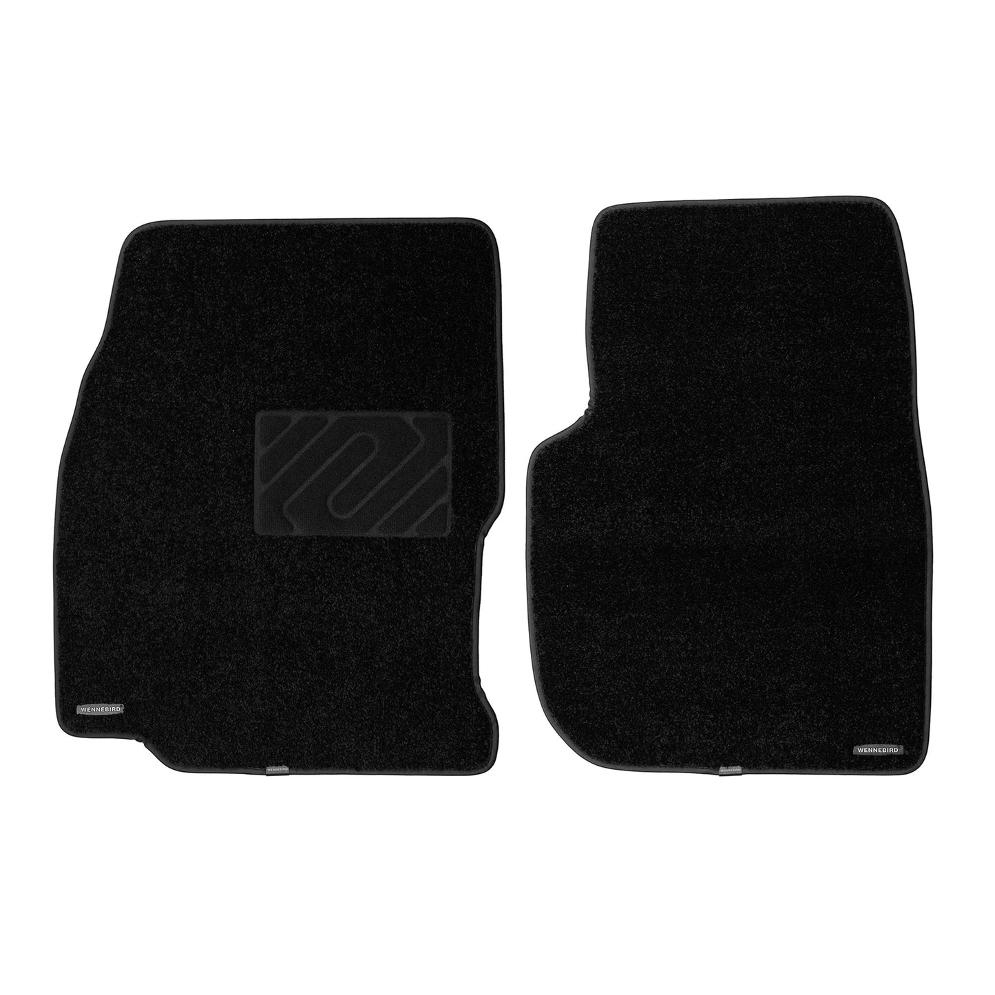 WENNEBIRD Superior Carpet Front Row Floor Mats for 1980-2008 Ford F-150, 0.6-Inch Ultra-Thick