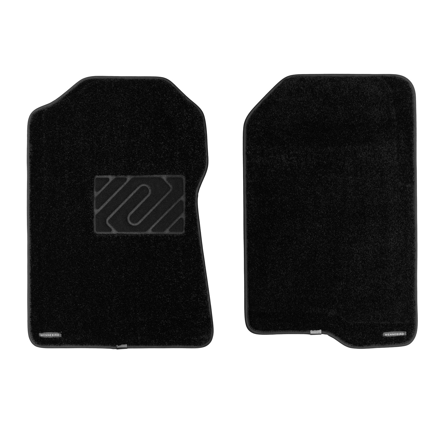 WENNEBIRD Superior Carpet Front Row Floor Mats for 1980-2008 Ford F-150, 0.6-Inch Ultra-Thick