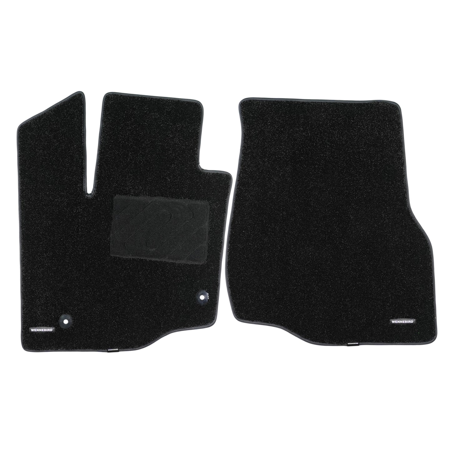 WENNEBIRD Superior Carpet Floor Mats for 2015-2025 Ford F-150 / F-150 Lightning SuperCrew Cab (Rear w/o Under-Seat Fold Flat Storage), 0.5 Inch Thickness Rugs