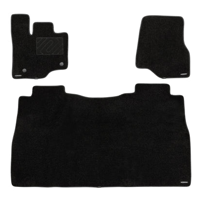 Carpet Floor Mats for 2015-2026 Ford F-150 SuperCrew Cab (Excludes Under-Seat Fold-Flat Storage), 0.6-Inch Ultra-Thick