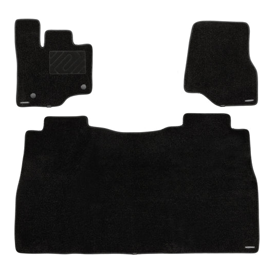 Carpet Floor Mats for 2015-2026 Ford F-150 SuperCrew Cab (Excludes Under-Seat Fold-Flat Storage), 0.6-Inch Ultra-Thick